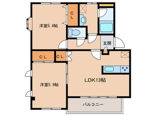 リーベン・ガナールの物件間取画像